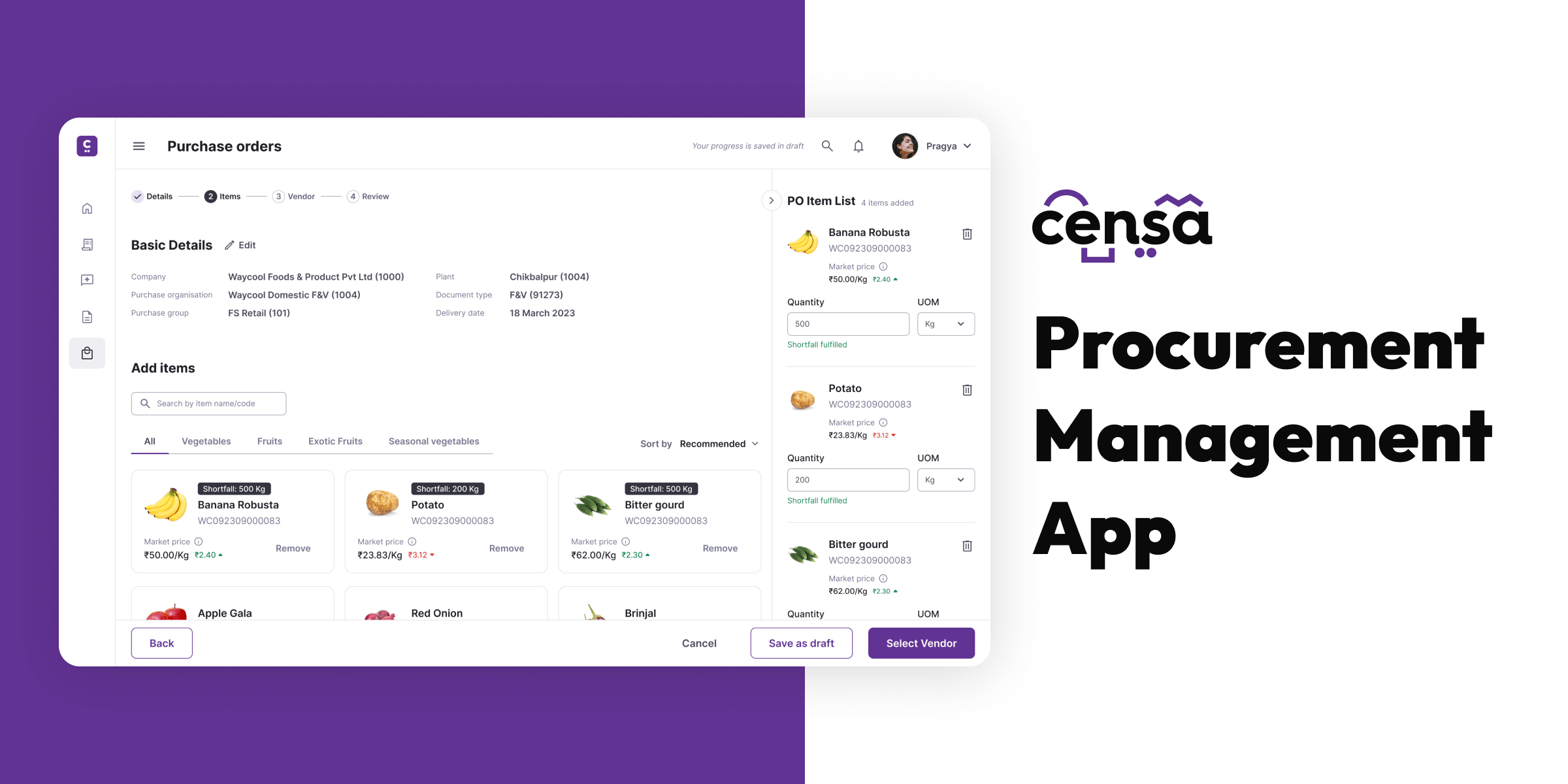 Censa Procurement app Thumbnail